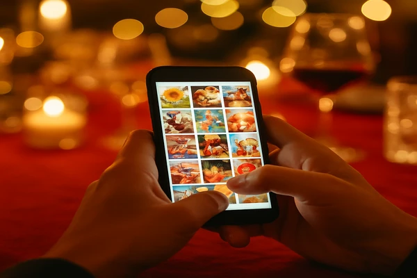 gk444 প্ল্যাটফর্মে একজন ব্যবহারকারী হাতেই স্মার্টফোন ধরে ডিজিটাল প্ল্যাটফর্মটি সহজে ব্যবহার করছেন